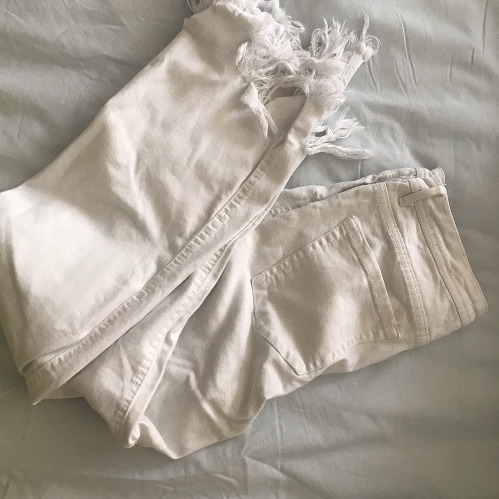 Zara white jeans